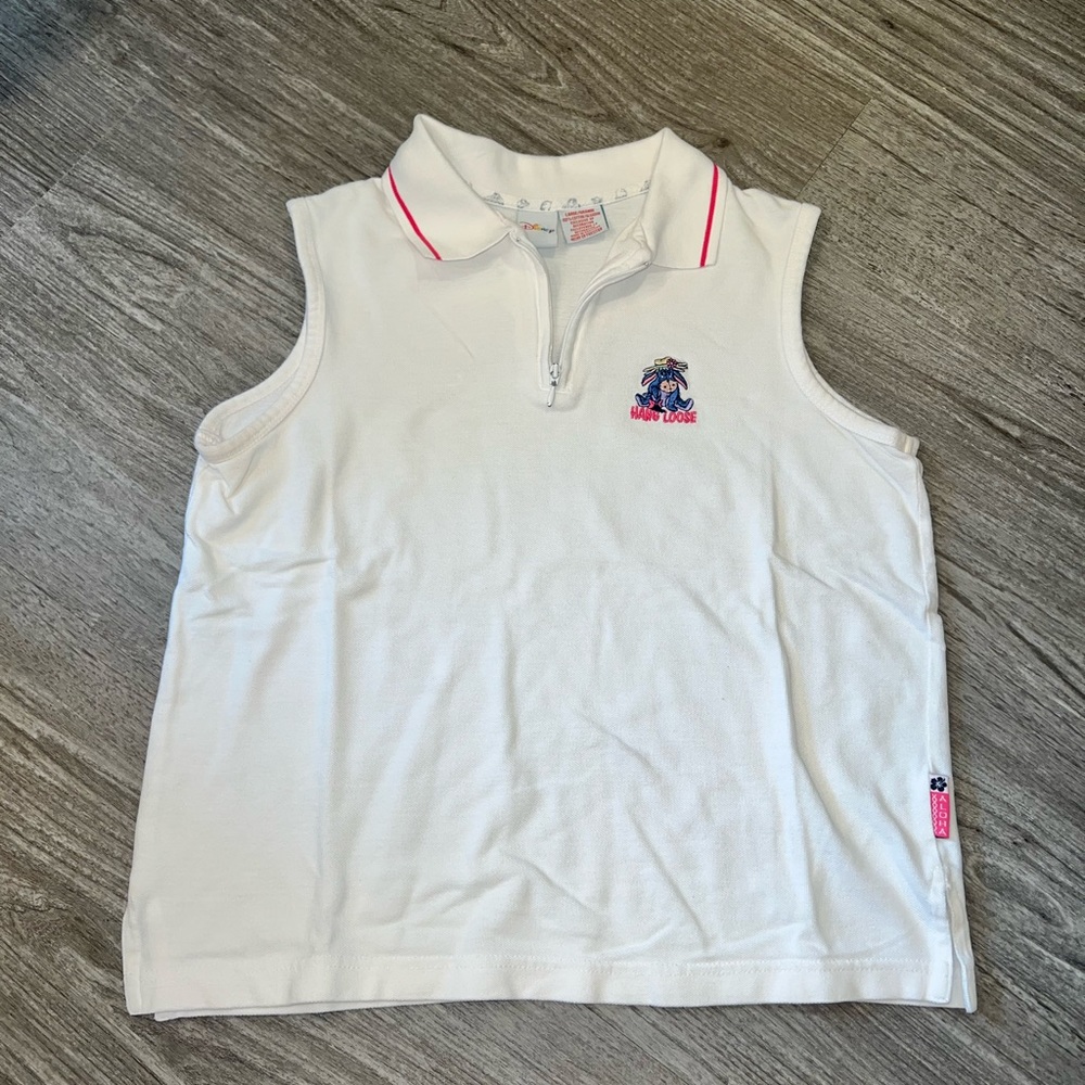 Vintage Disney Aloha Eeyore Polo Tank